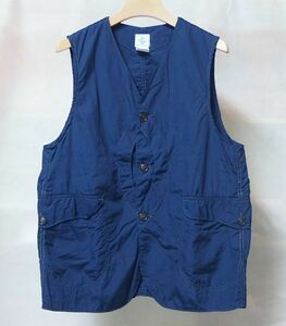 POST O'ALLS OVERALLS ポスト オーバーオールズ ROYAL TRAVELER VEST ロイヤルトラベラー ベスト S 紺 アメリカ製