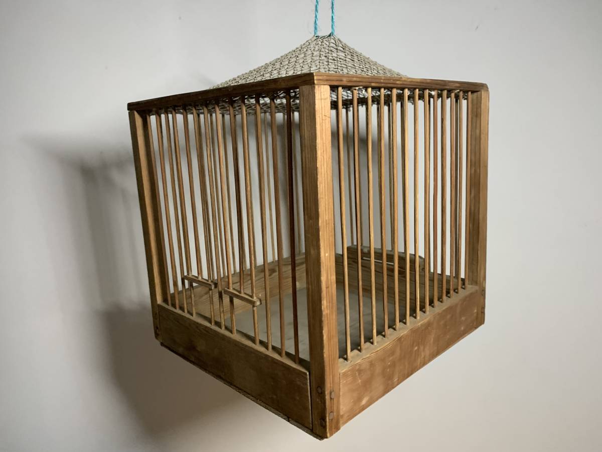 おトク】 竹製 名人鳥籠 倭 倭作 シドリ 尺2 鳥カゴ 未使用品 asakusa
