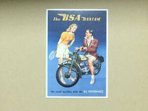 2B ポストカード　B.S.A.　The BSA BANTAM No.665/2