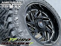 新作 20x10J アバランチ シルバラード シエラ AMERICAN TRUXX AT1917 20インチマッドタイヤホイール ATTURO TRAIL BLADE MT 33x12.50R20_画像7