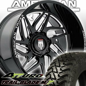 新作 20x10J エスカレード タホ AMERICAN TRUXX AT1917 20インチマッドタイヤホイール ATTURO TRAIL BLADE MT 33x12.50R20