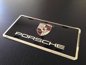 Porsche 356, 911 and 912 ポルシェ　ナンバー　プレート　枠　フレーム　　オブジェなどに 未使用