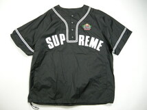 L■2022SS■Supreme シュプリーム■Snap-Off Sleeve L/S Baseball Top/スナップ オフ スリーブ エルエス ベースボールトップ■黒■SS22_画像3