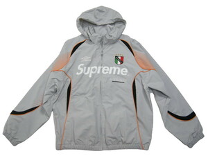 S■2022SS■Supreme シュプリーム■Umbro Track Jacket アンブロ トラックジャケット/ナイロンジャケット/ジャージー■グレー■22SS/SS22