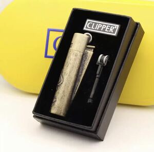 CLIPPER LIGHTER クリッパー ライター メタル ガスライター SPADE スペード ゴールド