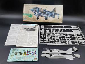 0908-209□組立途中 McDonnel Douglus プラモデル マクドネル ダグラス AV-8A ハリアー 1:72 アメリカ海兵隊攻撃機 一部パーツなし 