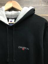 レア★90s チャンピオン CHAMPION ビンテージ パーカ 黒 Vintage 90年代 MEXICO製 _画像2