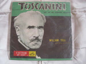 EP盤　TOSCANINI 歌劇「ウィリアム・テル」ー序曲　トスカニーニ指揮・NBC交響楽団　赤盤