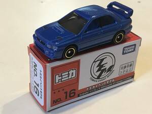 トミカ　イベントモデル　ＳＵＢＡＲＵ　インプレッサ　ＷＲＸ　ｔｙｐｅＲＡ　ＳＴＩ　（Ｎｏ．１６）　【激レア】