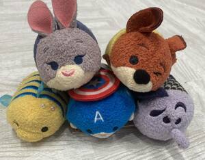 Disney ディズニーストア ツムツム　 TSUM TSUM まとめ売り インサイドヘッド ビビリ ズートピア　 キャプテンアメリカ　フランダー