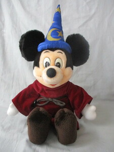 【値下げ】『東京ディズニーランド　10周年　ミッキーマウス　ぬいぐるみ　全長約50cm』ウイザード　おもちゃ・ホビー・キャラクター