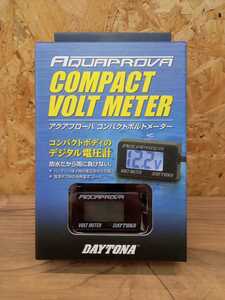  new RWS066 Daytona AQUAPROVA ( aqua ProVa ) for motorcycle voltmeter digital waterproof backlight compact voltmeter 