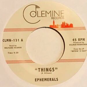 [試聴]現行SOUL45s Ephemerals // Things / Loving Guaranteed[EP]美品2015年US盤ソウル レコードMELLOWメロウR&B 7