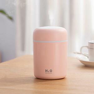 * small size portable aroma diffuser car humidifier desk Ultrasonic System humidifier pink shines colorful pretty simple humidifier *