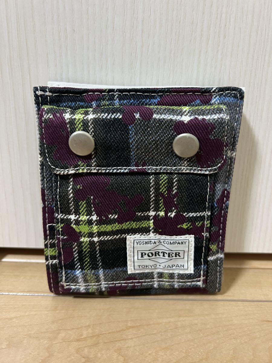 お得クーポン発行中 ポーター×ディズニー×ビームス 二つ折り財布 吉田