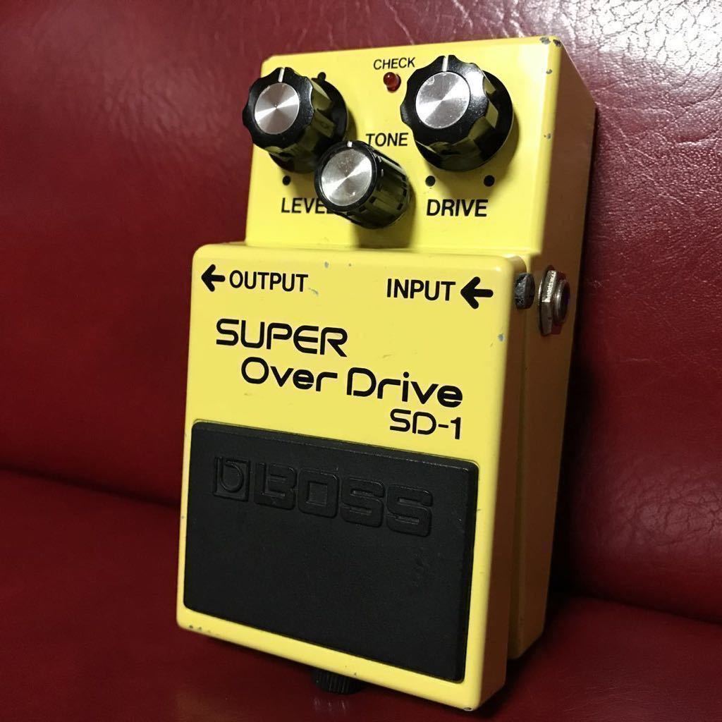 ンドで 激レア ヴィンテージ BOSS SD-1 81年製 Roland JAPAN QYimK