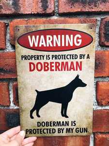  Doberman owner signboard 