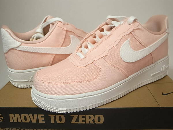 【送料無料 即決】NIKE AIR FORCE 1 ’07 PRM NEXT NATURE SUN CLUB 27.5cm US9.5新品 黒タグ サステナブル ピンク エアフォースDM0208-800