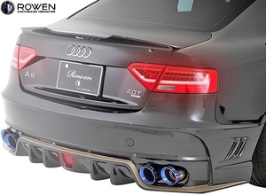 【M's】AUDI A5 クーペ フェイスリフト (2012.01-2017.4) ROWEN カーボン トランクスポイラー ／／ 8TCDNF 8FCDNF ロェン エアロ 1A008T10