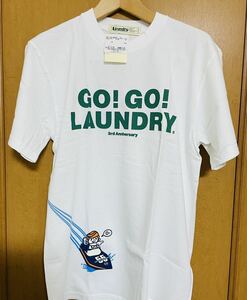 即決！新品未使用レア◆laundry ランドリー Tシャツ ユニセックス（男女兼用）のMサイズ ◆ aiko、星野源、パンソンワークス、お台場3周年