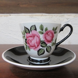 イギリス製 ウィンザー陶器 カップ＆ソーサー 茶器 ティーカップ ヴィンテージ雑貨 tableware 1463sb