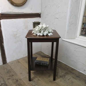 イギリス アンティーク 家具 SALE セール サイドテーブル オケージョナルテーブル 飾り棚 花台 木製 オーク 英国 SMALLTABLE 6513b 特価