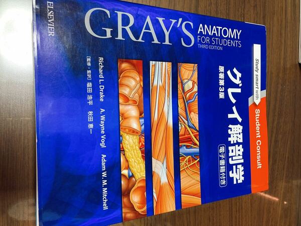 裁断済　グレイ解剖学　原著第３版
