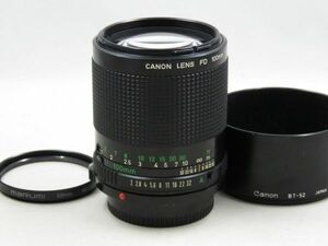 [19641W1]★大人気★CANON NEW FD 100mm F2 フィルター・フード付き