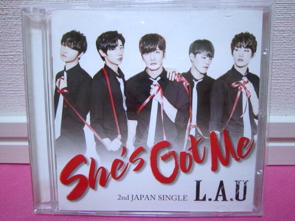 K-POP♪ L.A.U エルエーユー 2nd JAPAN SINGLE「She's Got Me」通常盤 日本盤CD ディスク傷無し！希少品！（X-5／LU:KUS）