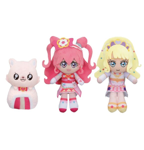 デリシャスパーティー プリキュアぬいぐるみ3〈キュアプレシャス・コメコメ・キュアフィナーレ〉3種セット