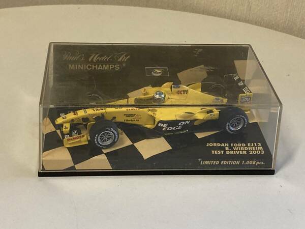 送料無料　ミニチャンプス　1/43 MINICHAMPS 1/43ジョーダン EJ13 ビルドハイム テストカー2003 JORDAN FORD EJ13