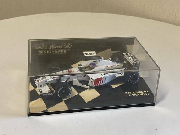 送料無料　ミニチャンプス　1/43 MINICHAMPS BAR HONDA J.VILLENEUVE