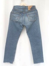 Levis リーバイス デニムパンツ 501 379刻印 カットオフ 破れ有り サイズ28 インディゴ メンズ 1207000005915_画像2