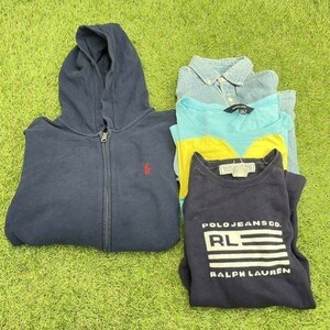 Ralph lauren ラルフローレン　キッズ　パーカー シャツ　Tシャツ　ニット　140～160cm相当　４点まとめ　#M92