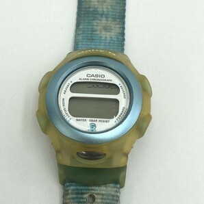 CASIO カシオ G-SHOCK Gショック 腕時計 Baby-G File BG-380 スカイブルー マーガレット キャンバス 【動作未確認】＃T604の画像1