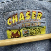 CHASER 　チェイサー　デニムシャツ　Lサイズ　ブルー　ビックサイズ #F388_画像3