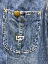 Lee リー　インディゴ　レディース Sサイズ　長袖シャツワンピース　ヴィンテージウォッシュ　89583 1206000006793_画像4