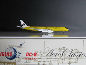 ◆ＢＲＡＮＩＦＦ　ＩＮＴＥＲＮＡＴＩＯＮＡＬ [N1803] Ｙｅｌｌｏｗ◆Aero Classics [1:400]◆ＤＣ－８－６２