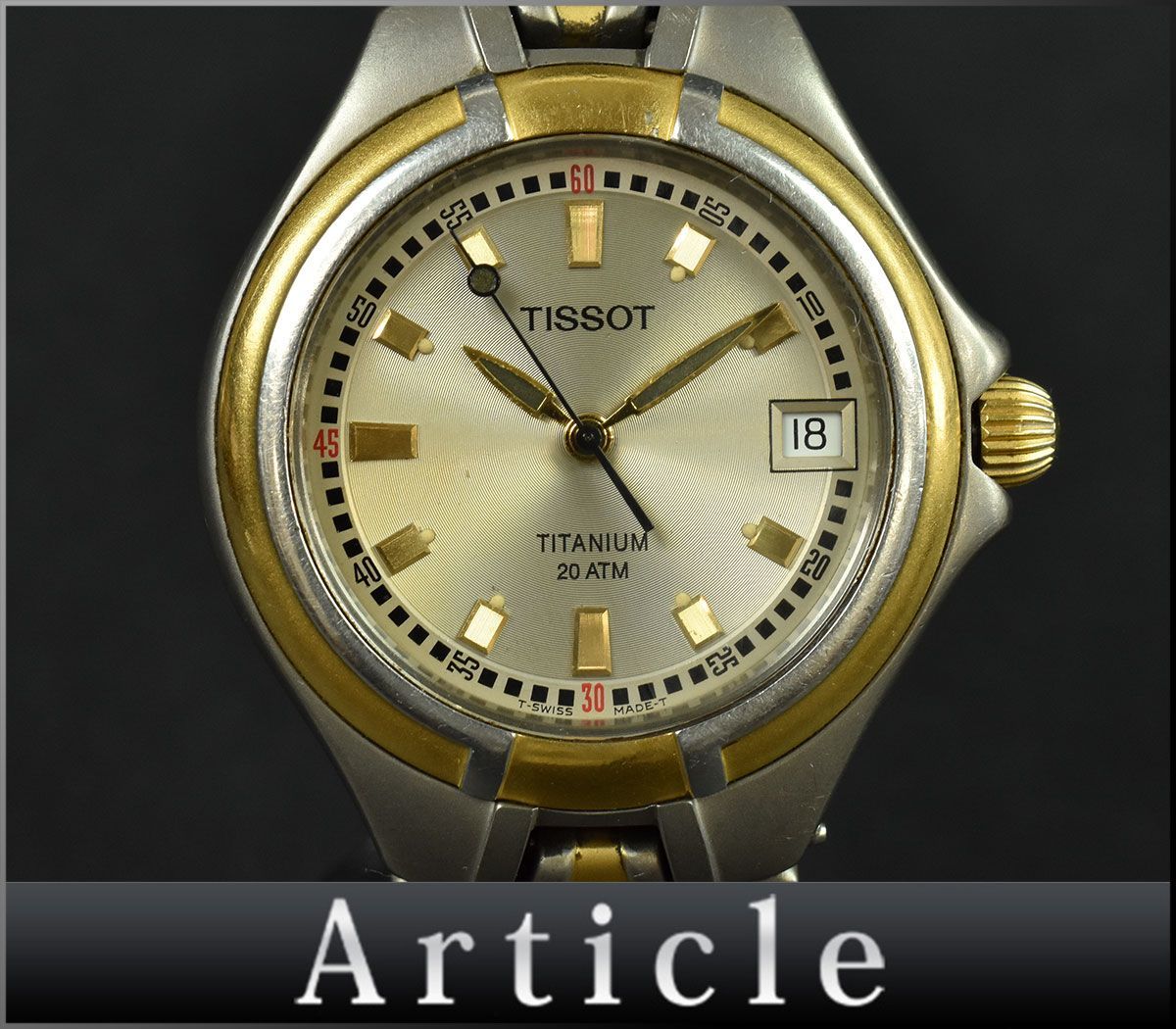 あくまで ヤフオク! 腕時計 T660 メンズ 白 - TISSOT(ティソ) ダメージレ