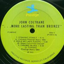 2LP / John Coltrane - ...More Lasting Than Bronze / ジョン・コルトレーン/ Prestige 24014_画像7