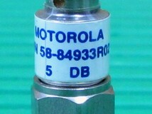 Motorola P/N:58-84933R02 Attenuator 5dB SMA(f)-SMA(m) 未検査品_画像3