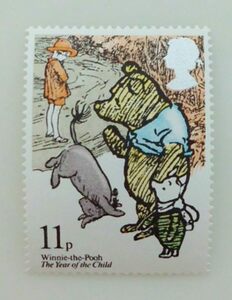 切手 クマのプーさん Winnie-the-Pooh 国際児童年 The Year of the Child 1979年 Royal Mail 英国 イギリス UK Classic Pooh 