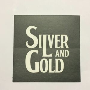 非売品 ノベルティステッカー SILVER AND GOLD Supreme Sticker ブラック supreme シュプリーム MacBook ボンジュールレコード