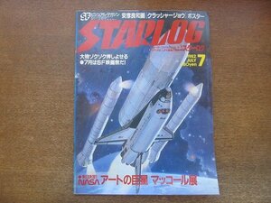 2209CS●STARLOG 月刊スターログ 45/1982昭和57.7●アートの巨星 マッコール展/安彦良和 画 「クラッシャージョウ」ポスター