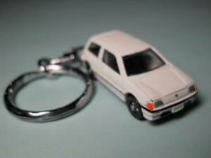  key holder Honda Civic white wonder Civic die-cast mascot accessory 