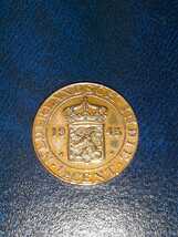 アンティークコイン　オランダ領インド　1945年 1/2セント硬貨_画像2
