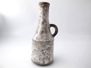 Germany 1960 period ~1970 period west Germany flower vase Fat Lavafa tiger ba Mid-century Vintage vase one wheel .. pitcher 