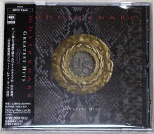 ☆ 旧規格 ホワイトスネイク WHITESNAKE グレイテスト・ヒッツ GREATEST HITS 初回盤 日本盤 帯付き SRCS-7440 DP-6896 1 新品同様 ☆