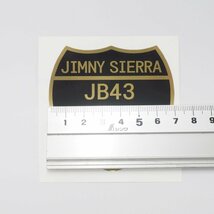 （マットゴールド）ジムニー ステッカー（JB43 4WD） 国道標識 7cm 1枚 四駆 ステッカーチューン ジムニーワイド おしゃれ JIMNY_画像3