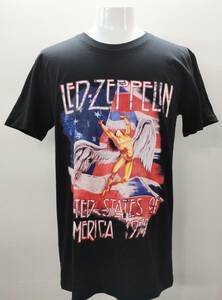 送料無料　【Mサイズ】レッド・ツェッペリン　Tシャツ　ジミーペイジ　US　ロックバンド　ファンスマ